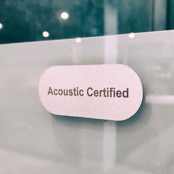 acoustic fabric panel certified